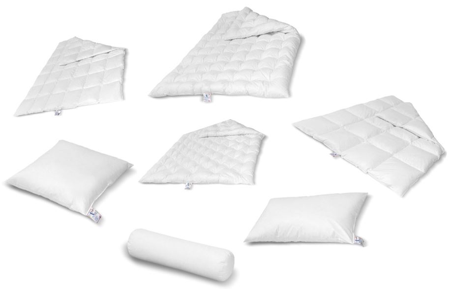 Fischer Bettwaren AG - Verschiedene Duvets und Kissen der Fischer Bettwaren AG
